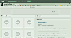 Desktop Screenshot of johnsilverfinearts.deviantart.com