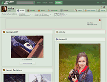Tablet Screenshot of na-ka.deviantart.com
