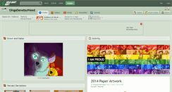 Desktop Screenshot of gingadenetsuweed.deviantart.com