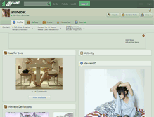 Tablet Screenshot of anshebat.deviantart.com