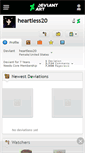 Mobile Screenshot of heartless20.deviantart.com