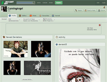 Tablet Screenshot of cunningangel.deviantart.com