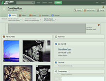Tablet Screenshot of davidleeguss.deviantart.com