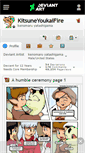 Mobile Screenshot of kitsuneyoukaifire.deviantart.com
