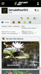 Mobile Screenshot of gerudorose502.deviantart.com