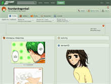 Tablet Screenshot of fourstardragonball.deviantart.com