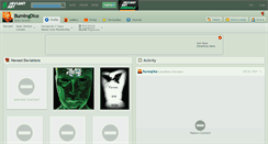 Desktop Screenshot of burningdice.deviantart.com
