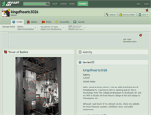 Tablet Screenshot of kingofhearts3026.deviantart.com