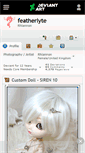 Mobile Screenshot of featherlyte.deviantart.com