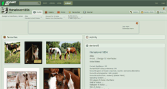 Desktop Screenshot of horselover1856.deviantart.com