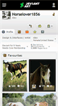 Mobile Screenshot of horselover1856.deviantart.com