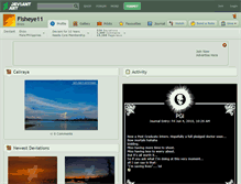 Tablet Screenshot of fisheye11.deviantart.com