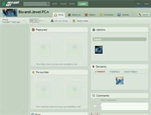 Tablet Screenshot of blu-and-jewel-fc.deviantart.com