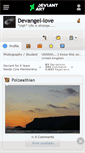 Mobile Screenshot of devangel-love.deviantart.com