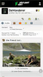 Mobile Screenshot of dawonderer.deviantart.com