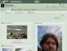 Tablet Screenshot of dawonderer.deviantart.com
