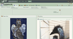 Desktop Screenshot of foxfeather248.deviantart.com