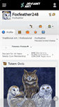 Mobile Screenshot of foxfeather248.deviantart.com