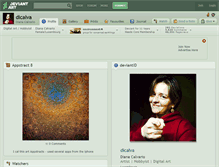 Tablet Screenshot of dicalva.deviantart.com