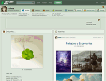 Tablet Screenshot of natea.deviantart.com