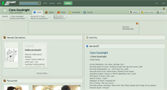 Desktop Screenshot of clara-goodnight.deviantart.com