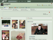 Tablet Screenshot of cromley009.deviantart.com