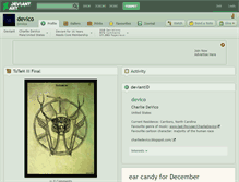Tablet Screenshot of devico.deviantart.com