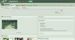 Desktop Screenshot of evra-love.deviantart.com