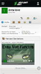 Mobile Screenshot of evra-love.deviantart.com