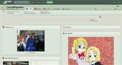 Desktop Screenshot of chuzzarhapsodos.deviantart.com