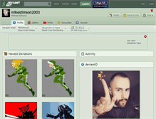 Tablet Screenshot of mikestimson2003.deviantart.com