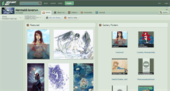 Desktop Screenshot of mermaid-lovers.deviantart.com