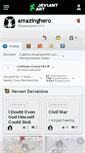 Mobile Screenshot of amazinghero.deviantart.com