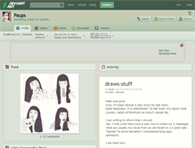 Tablet Screenshot of paups.deviantart.com
