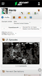 Mobile Screenshot of mavie.deviantart.com
