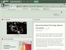 Tablet Screenshot of mavie.deviantart.com
