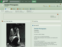Tablet Screenshot of desideri-photography.deviantart.com