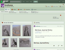 Tablet Screenshot of iloverossiya.deviantart.com