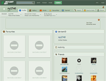 Tablet Screenshot of ny2740.deviantart.com