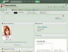 Tablet Screenshot of niesa-yuffiekiut.deviantart.com