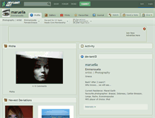 Tablet Screenshot of maruella.deviantart.com
