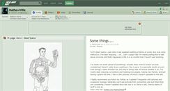 Desktop Screenshot of mathewwite.deviantart.com