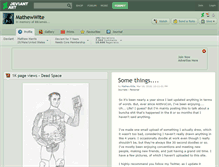 Tablet Screenshot of mathewwite.deviantart.com