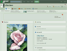 Tablet Screenshot of lillian-bann.deviantart.com