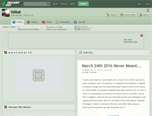 Tablet Screenshot of failkat.deviantart.com