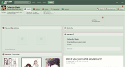 Desktop Screenshot of orlando-slash.deviantart.com