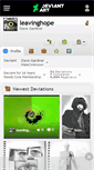 Mobile Screenshot of leavinghope.deviantart.com
