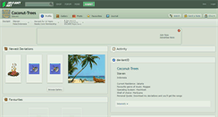 Desktop Screenshot of coconut-trees.deviantart.com