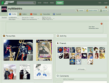 Tablet Screenshot of mylittleshiro.deviantart.com