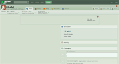 Desktop Screenshot of lilladyx.deviantart.com